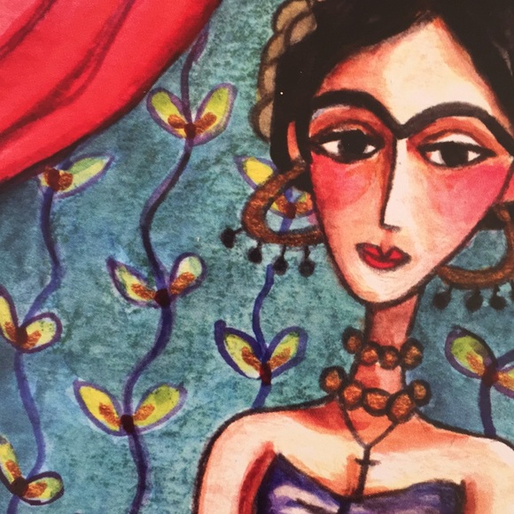 PRINT Frida Kahlo portrait - Picture 3 of 4